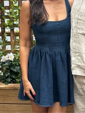 Denim Blue Mini Dress